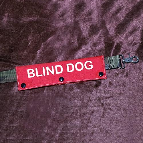 Miniatura 3 de Funda para perro ciego, correa para perro con discapacidad visual, etiqueta de parche de identificación de alerta, regalo de cumpleaños para mascotas