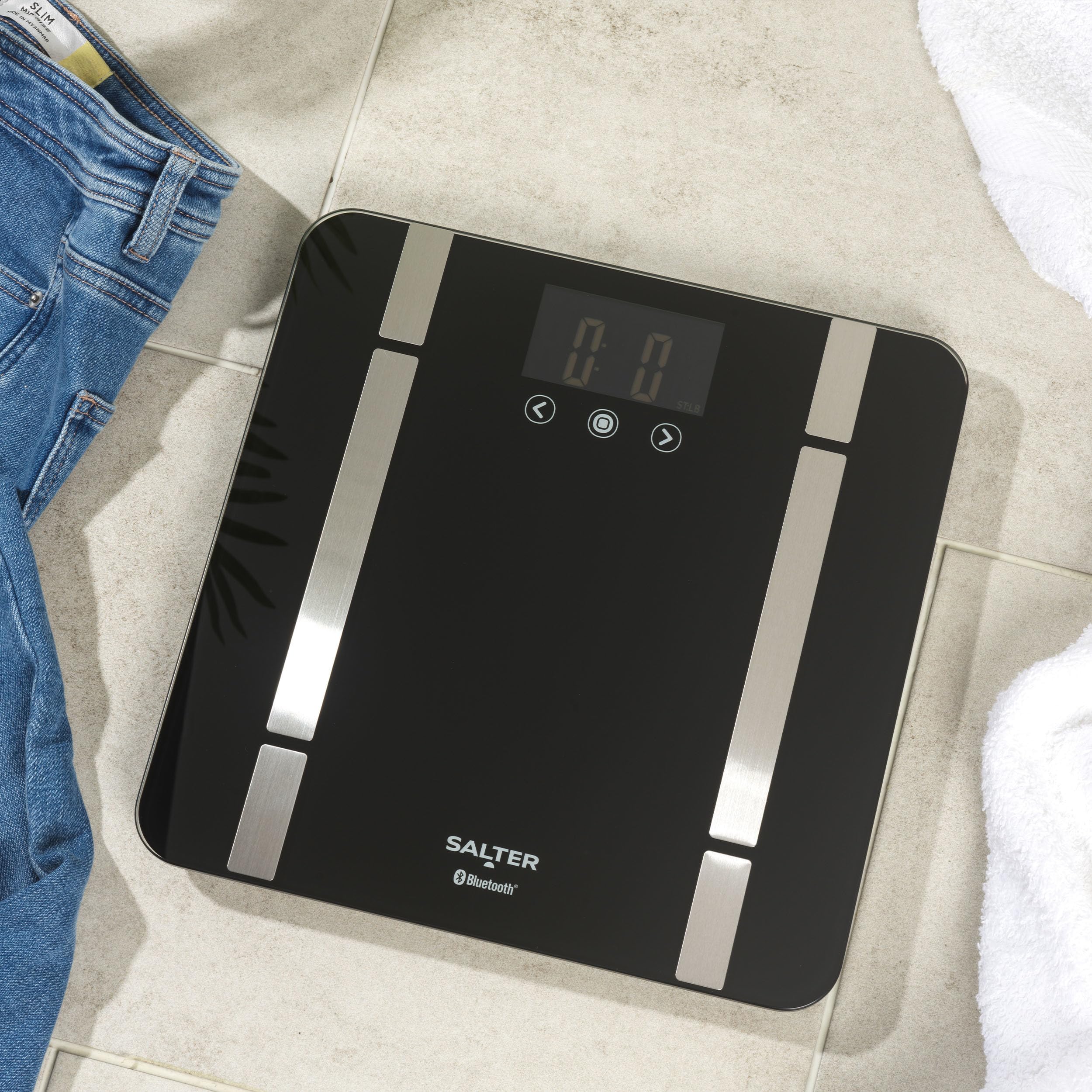 Salter 145BKDR - Bilancia Pesapersone Meccanica, Analogica, Doctor Style, Base Gommata, Superficie Antiscivolo, Senza Pulsanti né Batteria, Capacità di Peso 150 kg, Bianco/Nero. | RDN Street Market
