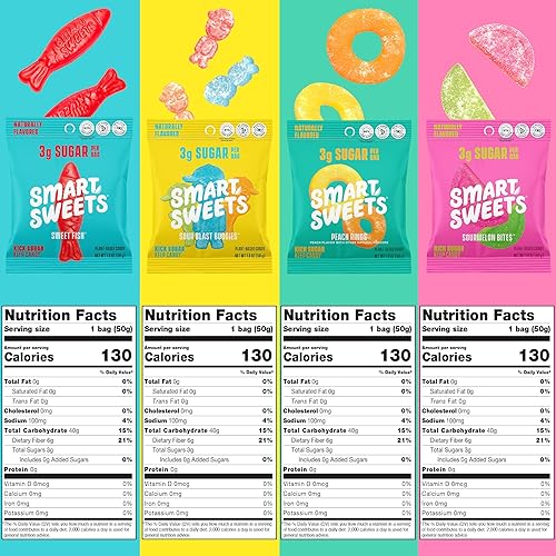 Miniatura 5 de SmartSweets - Paquete variado para adultos dulces con bajo contenido de azúcar y calorías idea de regalo de Año Nuevo paquete de cuidado de