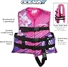 Chaleco Salvavidas Aqua Oceans 7 para Niños de Aqua LEISURE - Aprobado por la Guardia Costera de EE. UU., para Bebés, Niños y Niñas, PFD de Lado Abierto para Paseos en Bote, Natación y Deportes Acuáticos 5