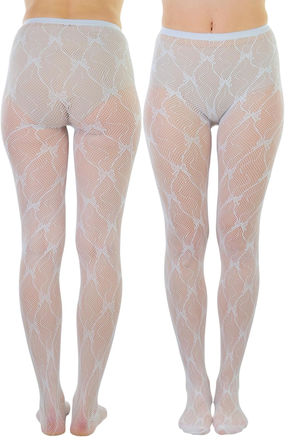 ToBeInStyle Women’s Sexy Vibrant Fine Classic Fishnet Full Footed Pantyhose