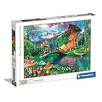 Clementoni – 35522 – Puzzle Collection – The Old Shoe House – 500 Pezzi – Puzzle Adulti, Orizzontale, Divertimento Per Adulti, Made In Italy