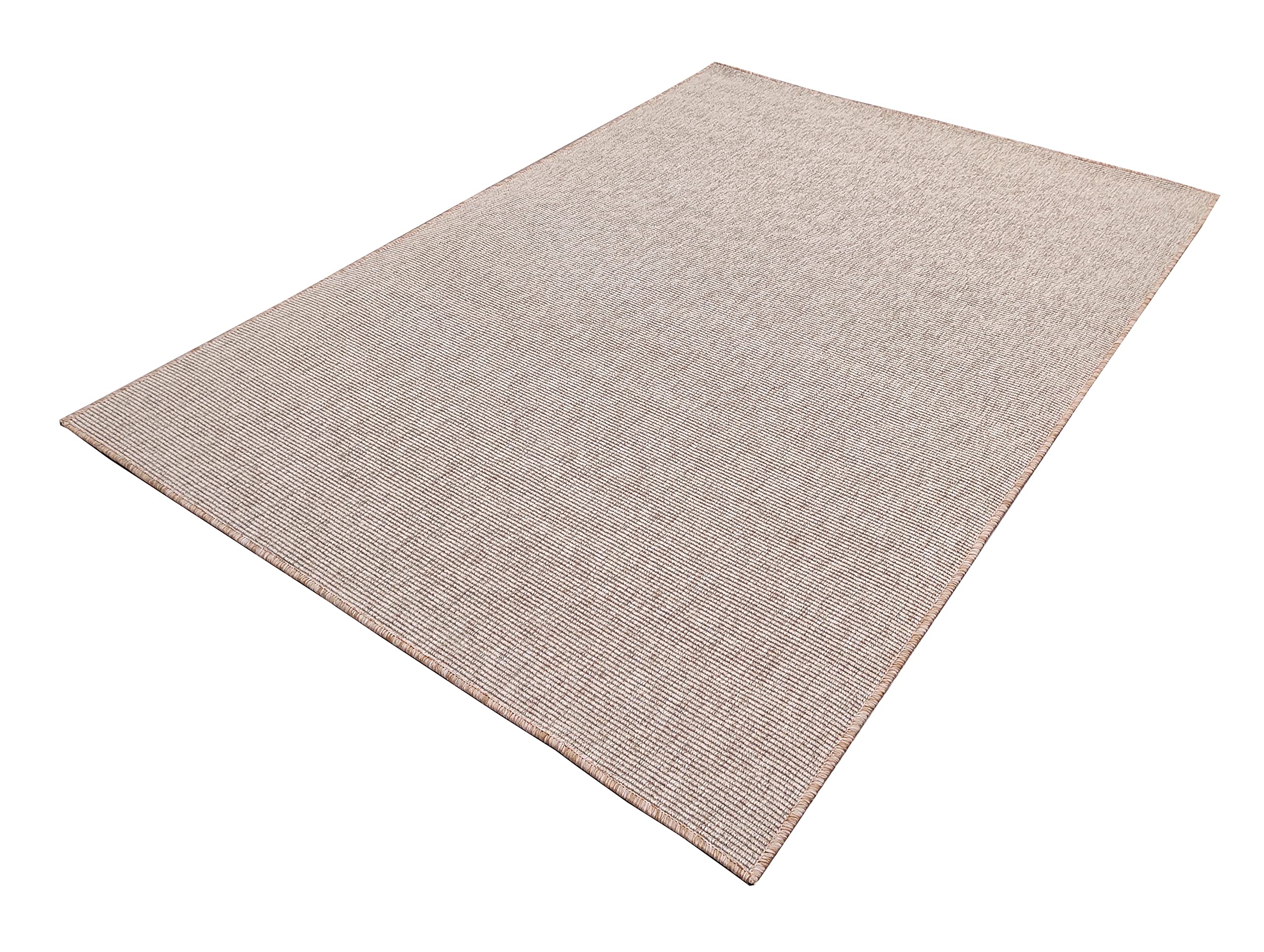 Tadi & Imperio1979 Alfombra Cuadrada Exterior Lisa - Color Beig - para Terraza, Cocina, Pasillo, Salón y Entrada - 100x100 cm