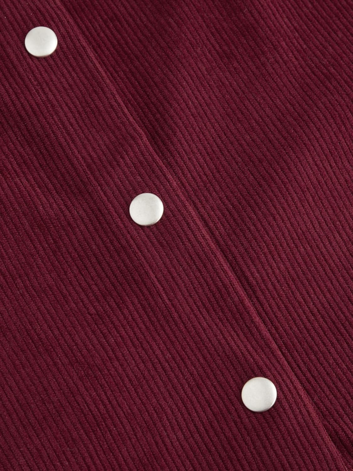 CIDER Skirts for Women Corduroy Midi A Line Ruffle Button Front Mid Waist Solid Casual Skirt - Image 2