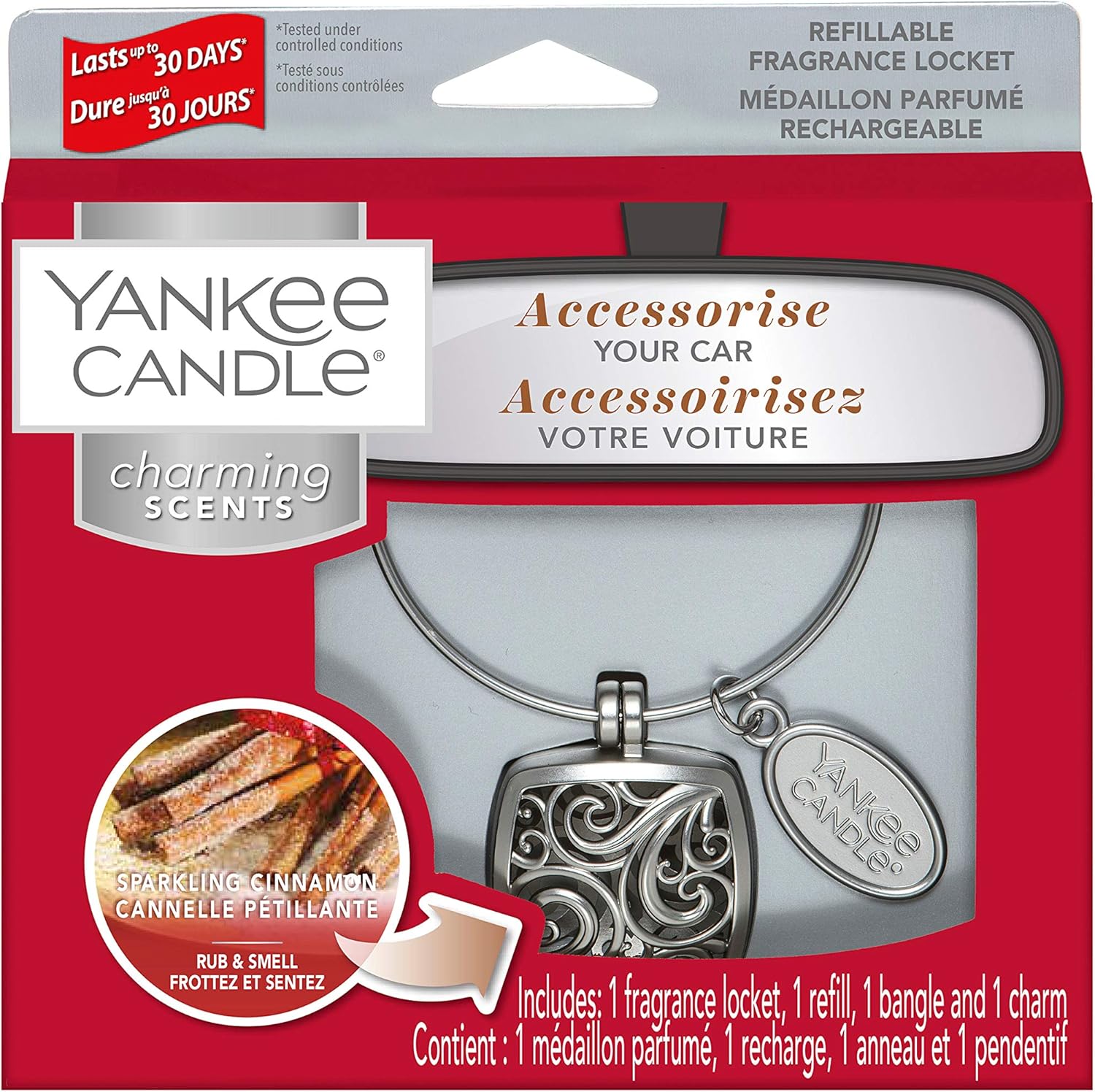 Yankee Candle Sparkling Cinnamon Square Charming Scents Starter Kit