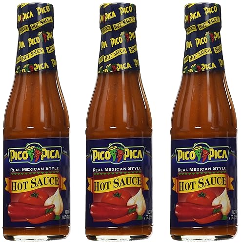 Pico Pica Salsa picante mexicana de 7 onzas (paquete de 3)