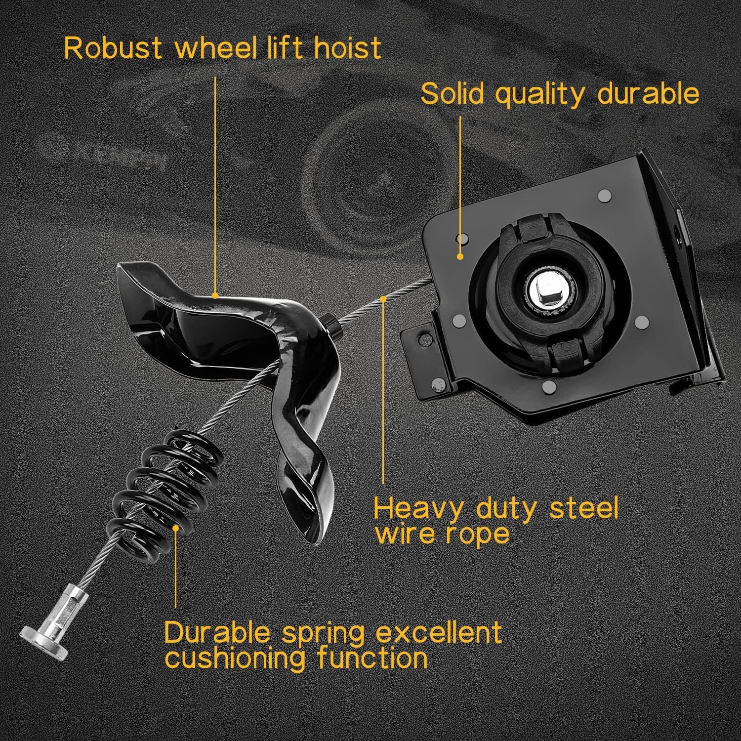 924-502 Spare Tire Hoist Fit for Chevrolet Silverado 2500 3500 2003-2010, Fit for GMC Sierra 2500 3500 2003-2010 Replace 924-502, 9259450, 25792480, 25912261, 25974844