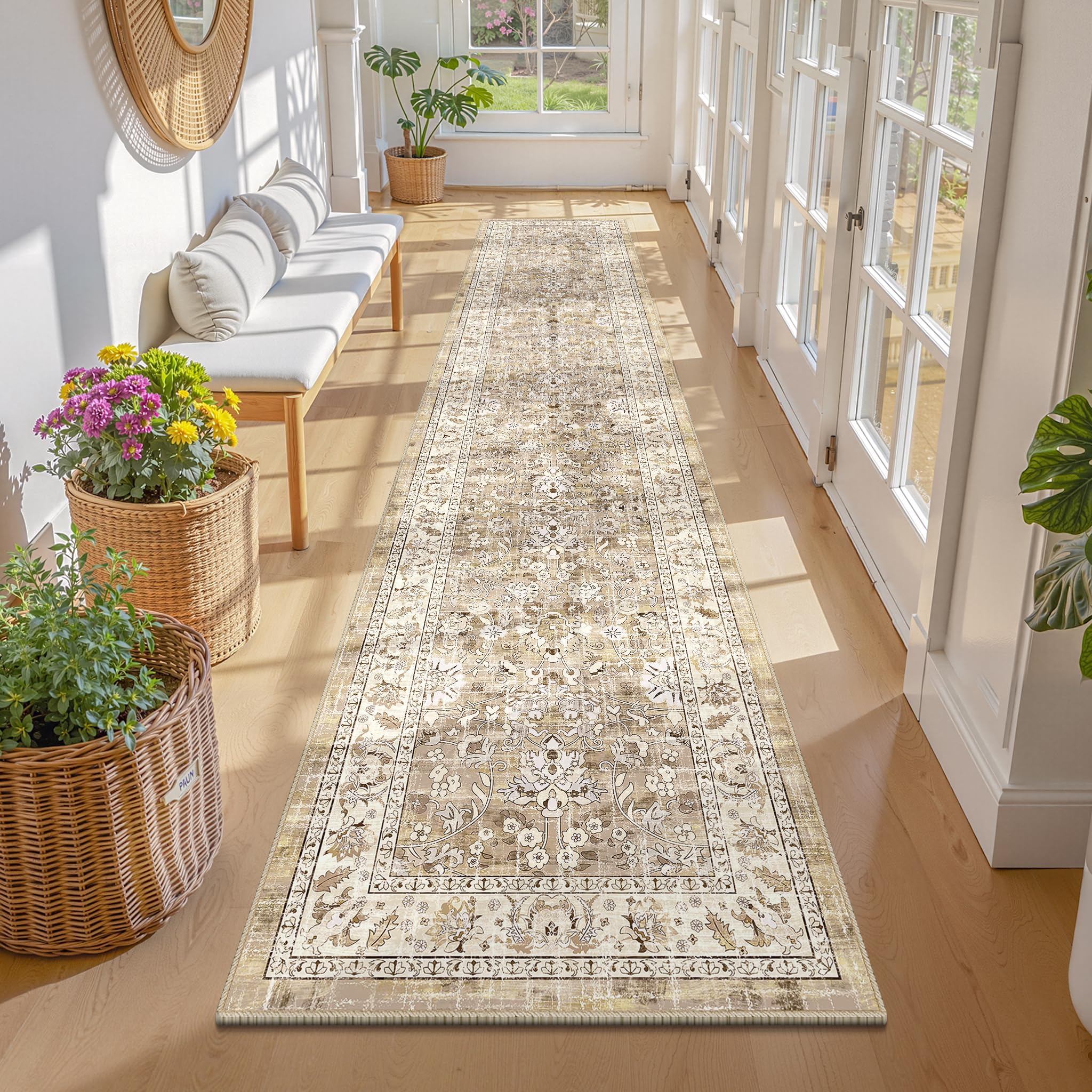 LOKHOM Washable Runner Rug