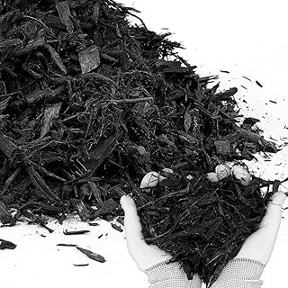 Frienda Black Wood Mulch for Landscaping