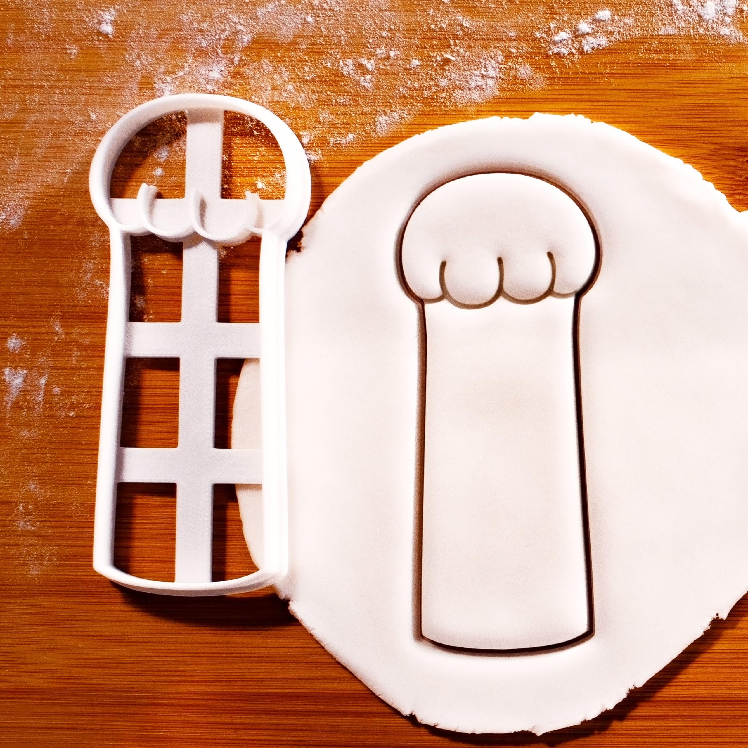 BAKERLOGY Set de 3 Emporte-pièce Pierre-Feuille-Ciseaux Patte de Chat - Conception détaillée d'emporte-pièces pour la pâtisserie et l'artisanat, adaptée au fondant, à la pâte, à l'argile