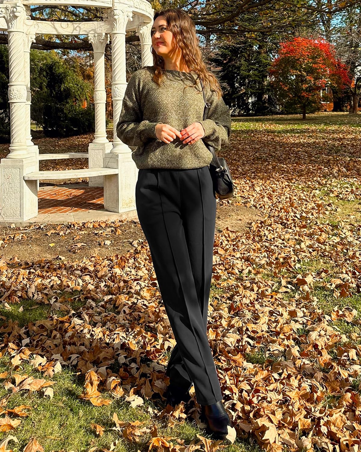 G4Free Smoofit Modal Soft Women Wide Leg Sweatpants Yoga Pants Casual Lounge Trousers Short/Petite/Regular/Tall/Extra Tall - Image 3