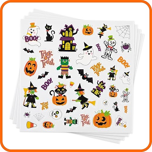 Miniatura 6 de READY 2 LEARN Calcomanías de espuma  Halloween  Paquete de 168  Autoadhesivas  Calcomanías para manualidades de Halloween, álbumes de recortes y