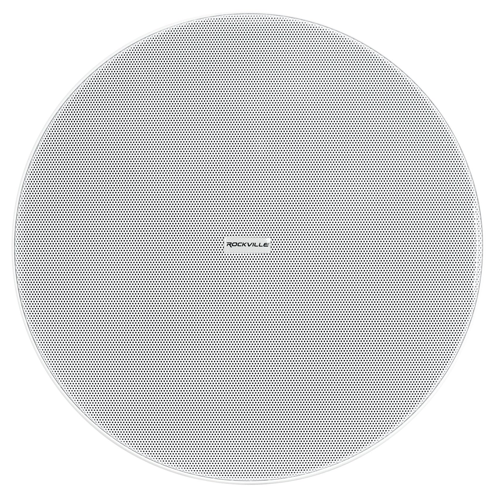 Rockville CC8-SUB 8” 70V Ceiling Subwoofer 40W RMS, Deep Bass, Easy Install Kit, Durable Build, Wide Compatibility, for Restaurants and Retail