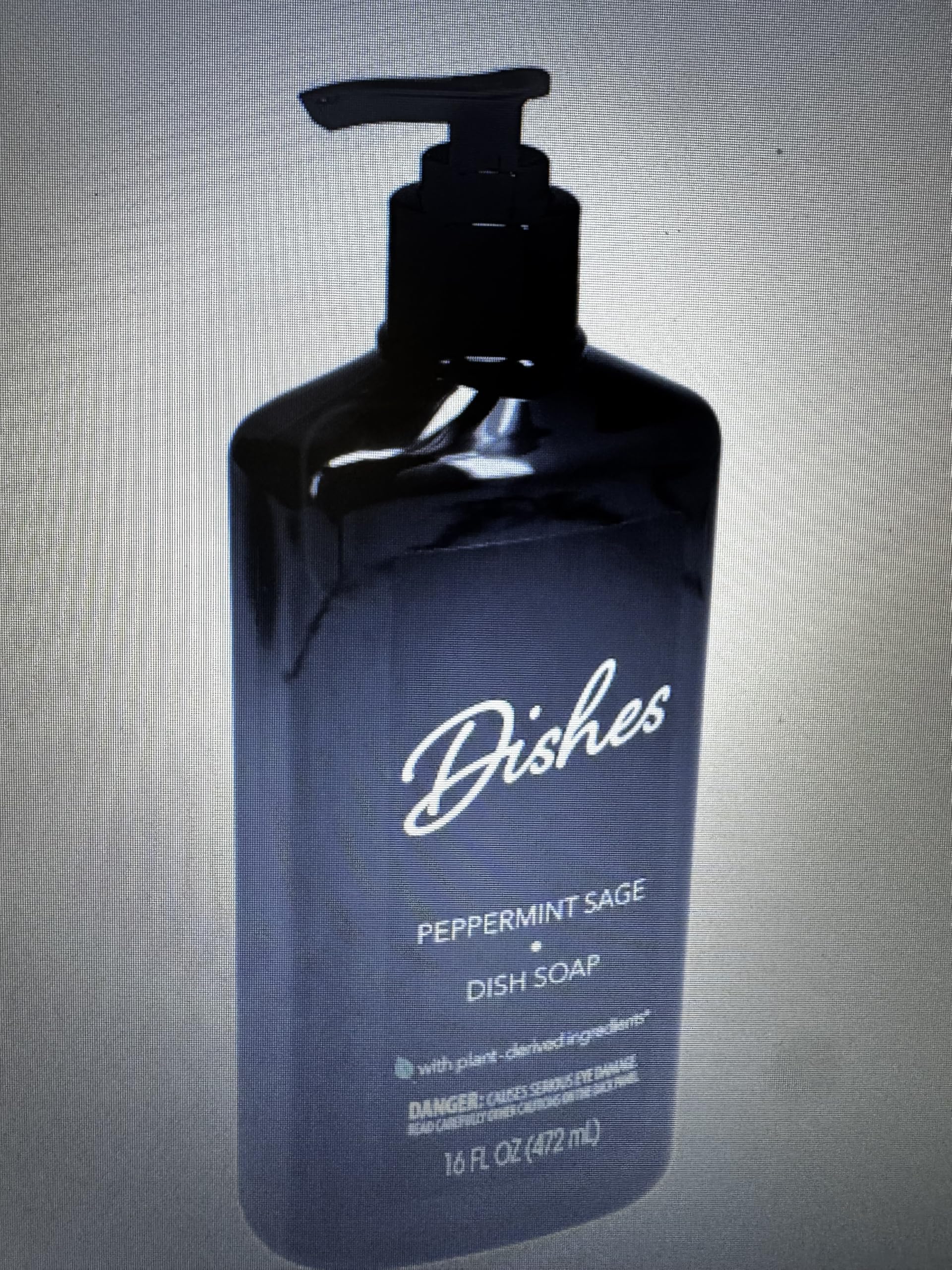 Dishes Peppermint Sage Dish Soap 16 oz