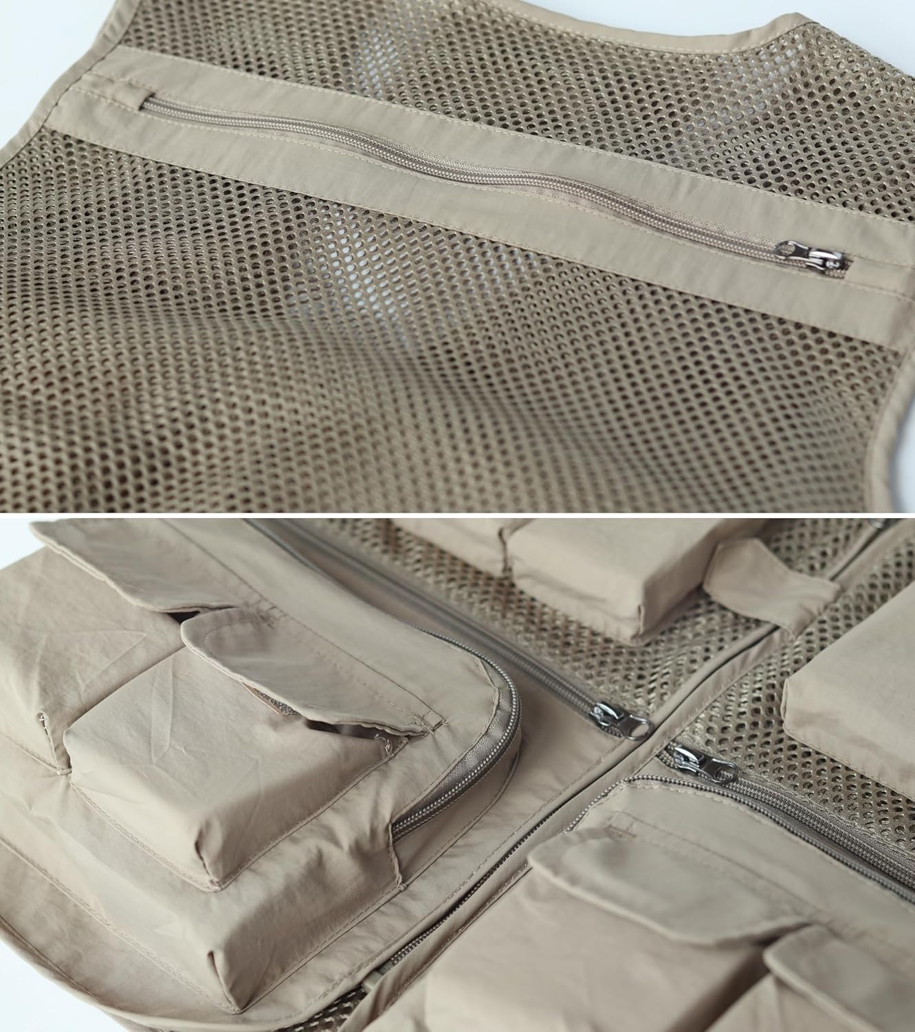 Versatile Men's Summer Vest for Fishing, Travel, Outdoor Work, Safari and Photography with Multiple Pockets - Image 9