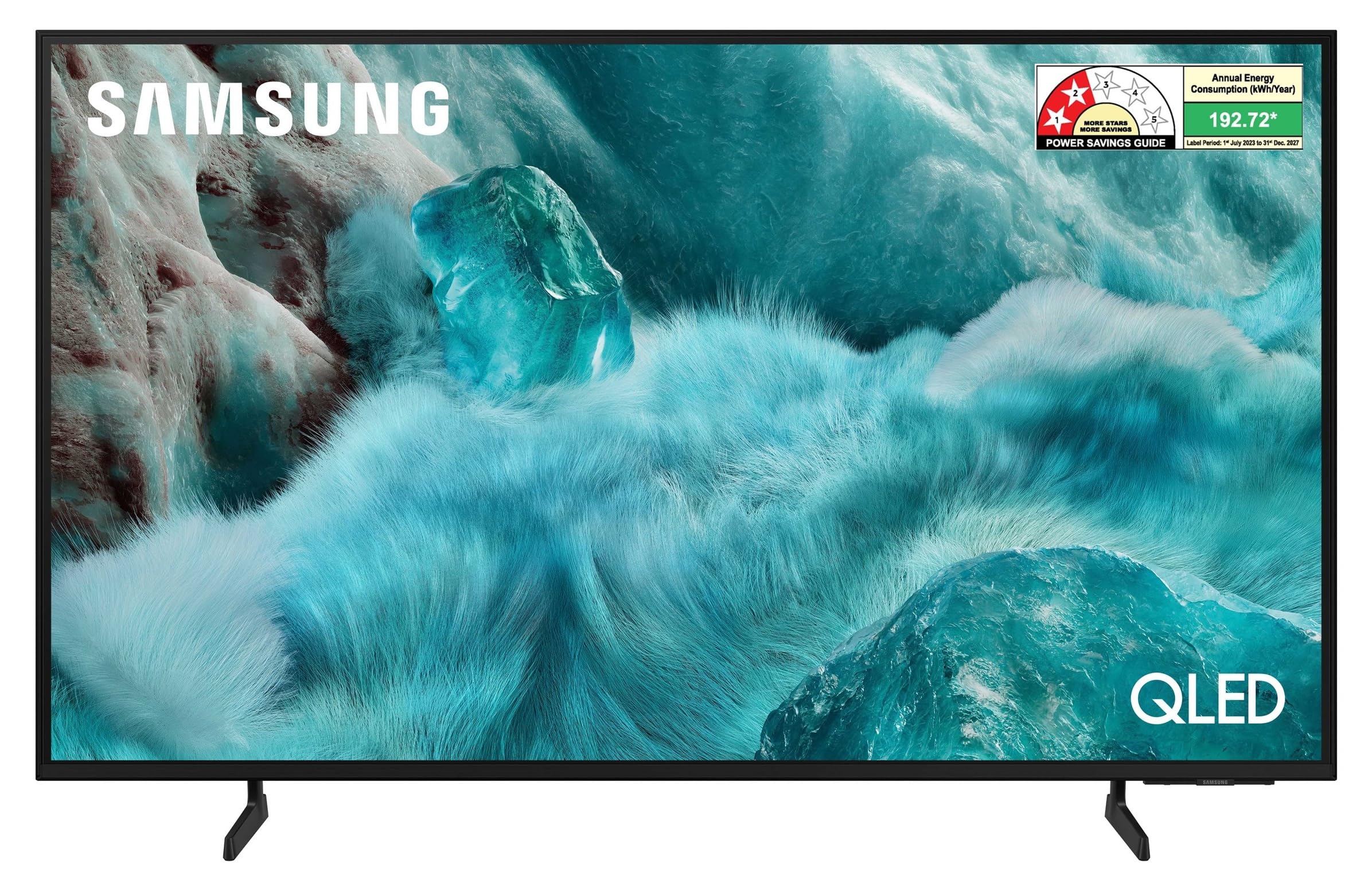 Samsung 138 cm (55 inches) 4K Ultra HD Smart QLED TV QA55Q7FAAULXL (Bl