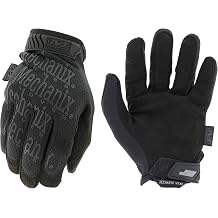 Mechanix Wear Original Tactical Glove - High Performance Anti-Slip Grip Safety Gloves - Impact Resistant &amp; Touchscreen Capable - Medium - Covert Black