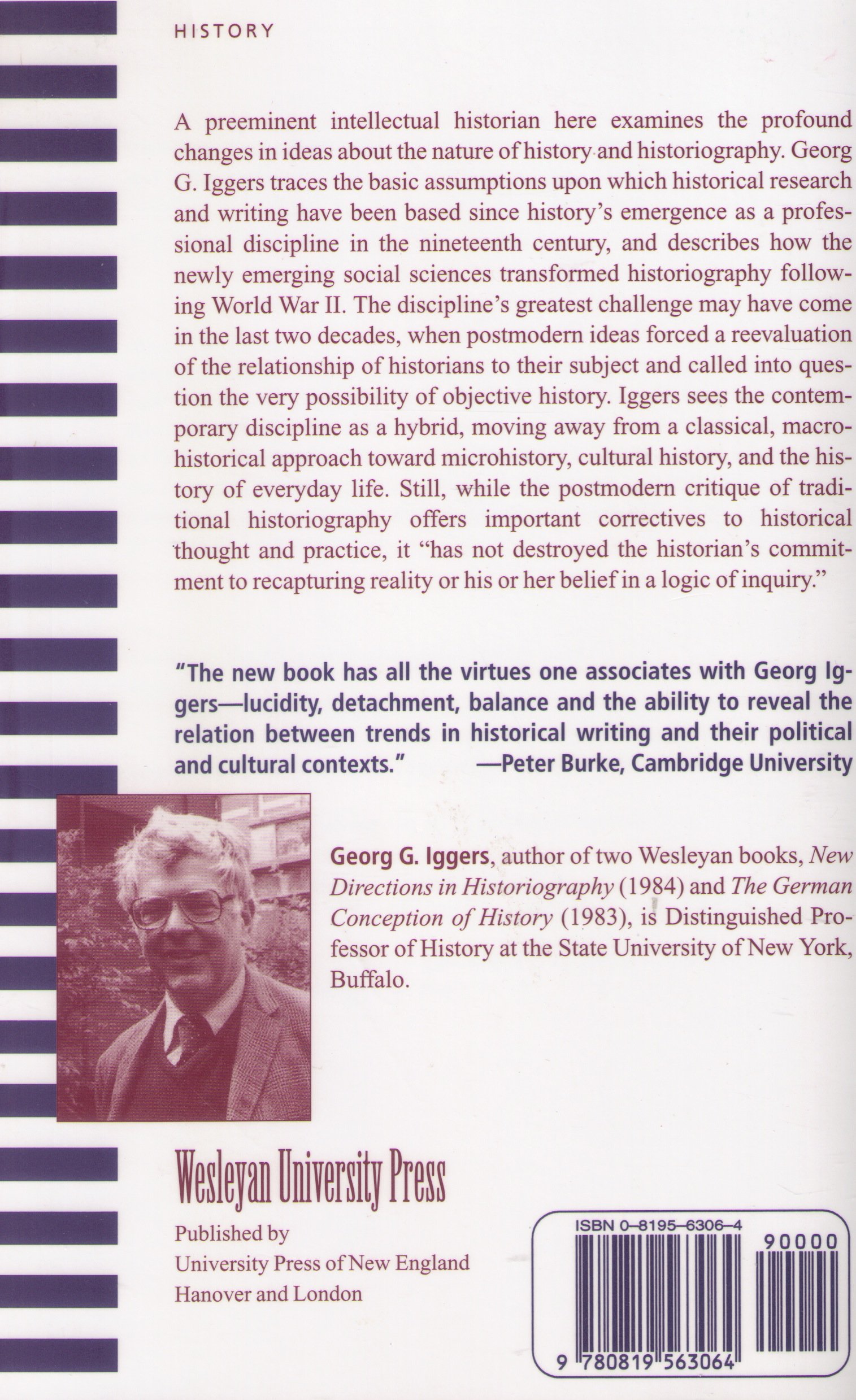Historiography in the Twentieth Century: From Scientific Objectivity to the Postmodern Challenge