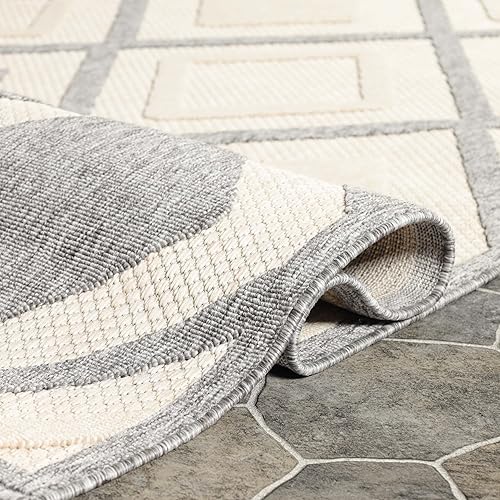 Miniatura 6 de SUPERIOR Alfombra para interiores y exteriores, perfecta para patio, dormitorio, cocina, lavandería, entrada, sala de juegos, cubierta de alfombra,