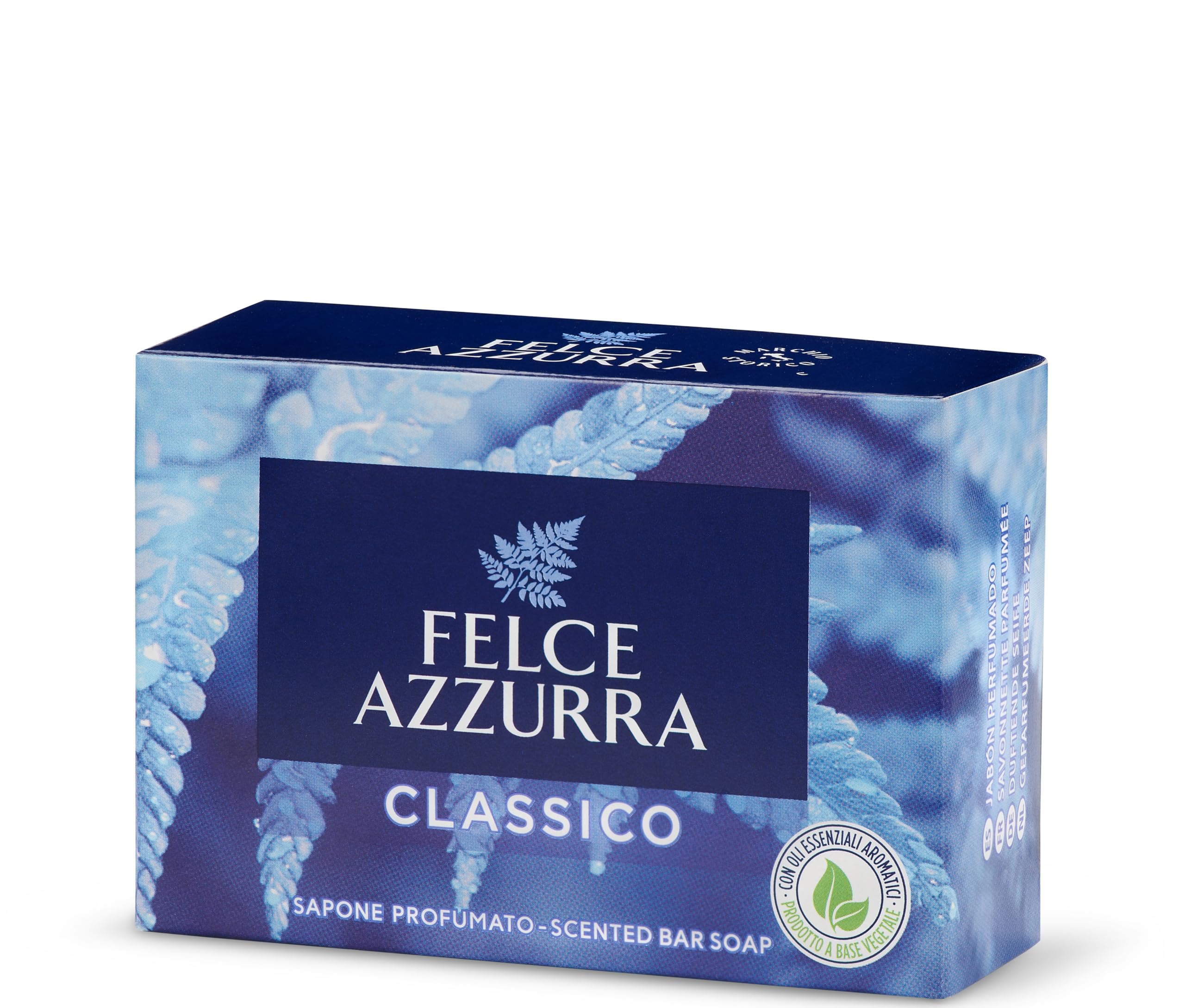 Felce Azzurra - Solide klassische Seife, unverwechselbarer Duft, hydratisierte Haut - 100 g