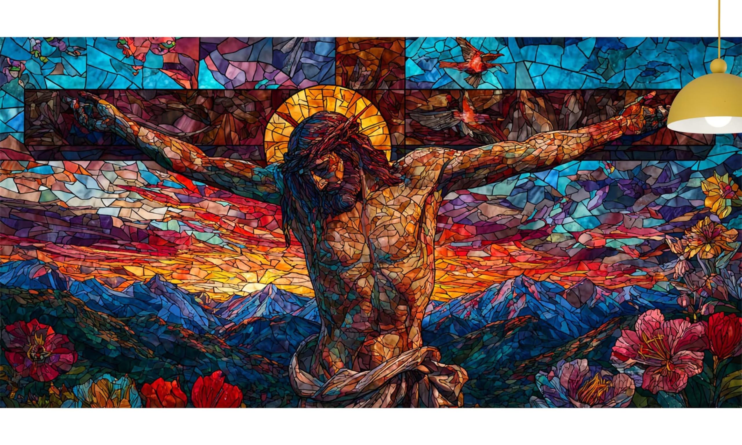 Jesus Diamond Art Sacred Diamond Painting Arts and Crafts dla dorosłych, zestawy do malowania diamentami 5D, dorosłych, Crysta, haft krzyżykowy, rękodzieło, obrazy, zestaw do haftowania dla