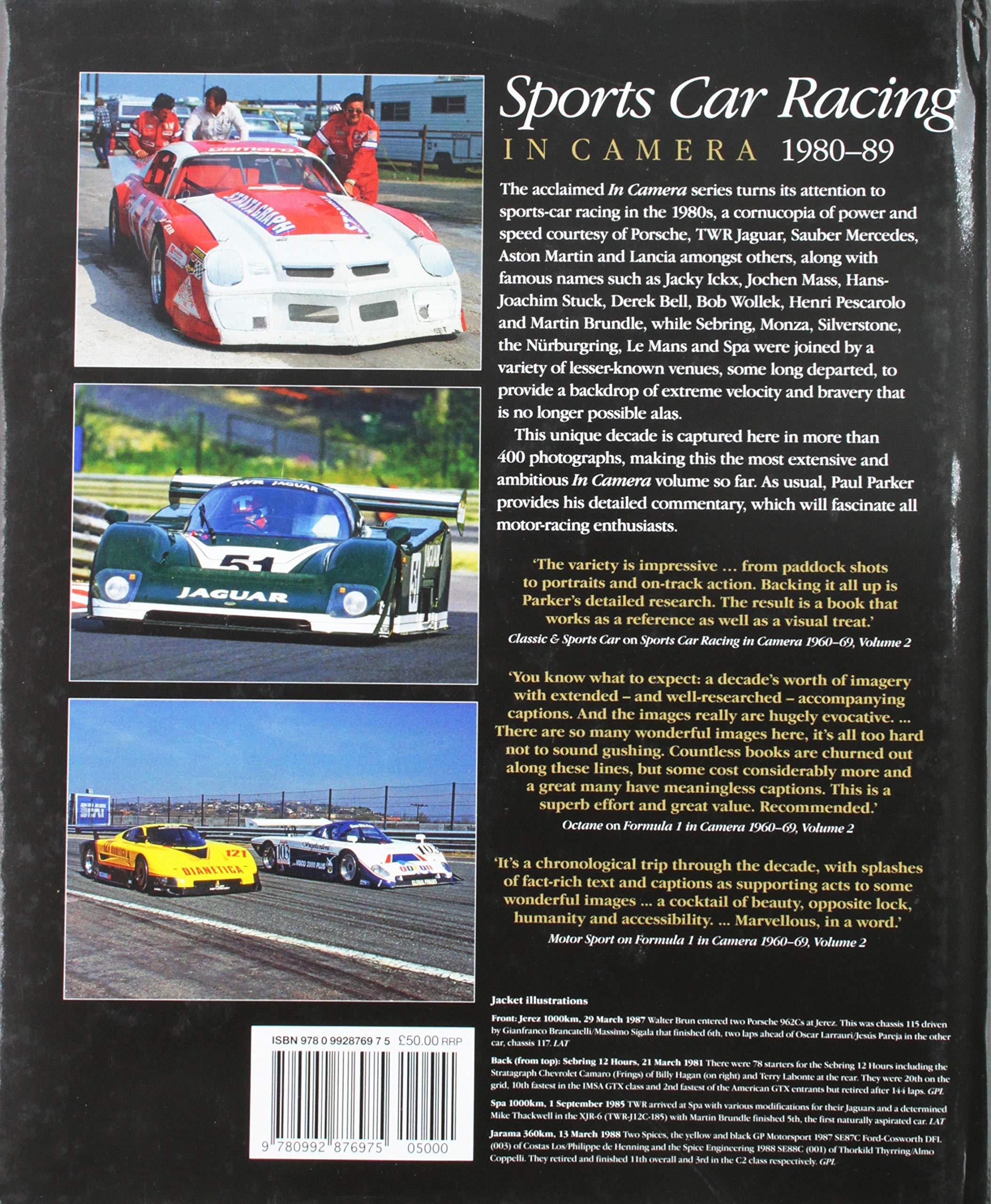 洋書 Sports Car Racing in Camera 1960-69 Sports Car Racing in Camera -OP/HS: Volume One: Parker, Paul