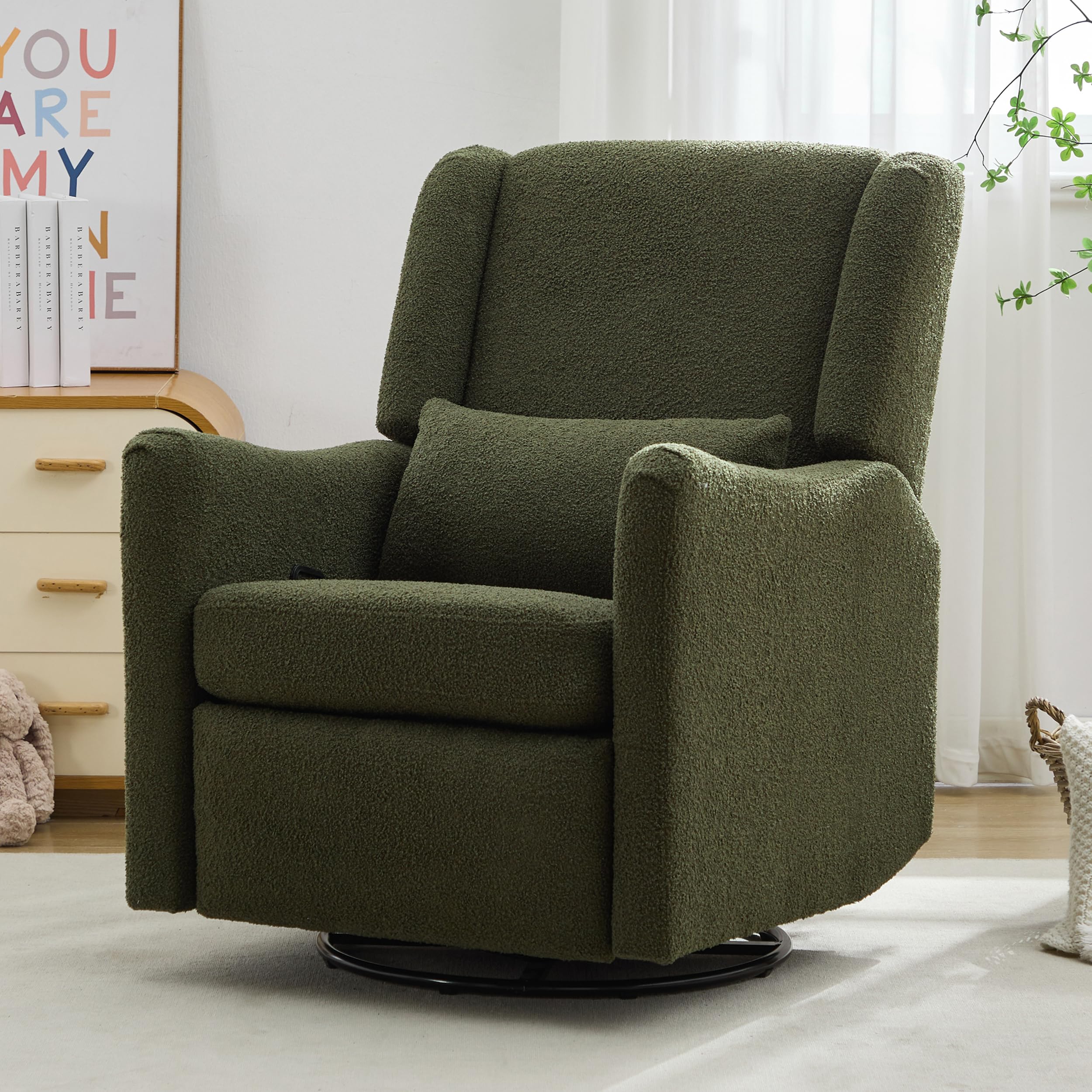 Amazon.com: LUMISOL Swivel Glider Recliner Chair for Nursery