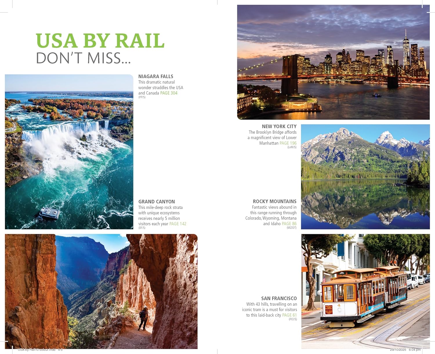 USA by Rail: plus Canada's main routes      Paperback – April 28, 2026