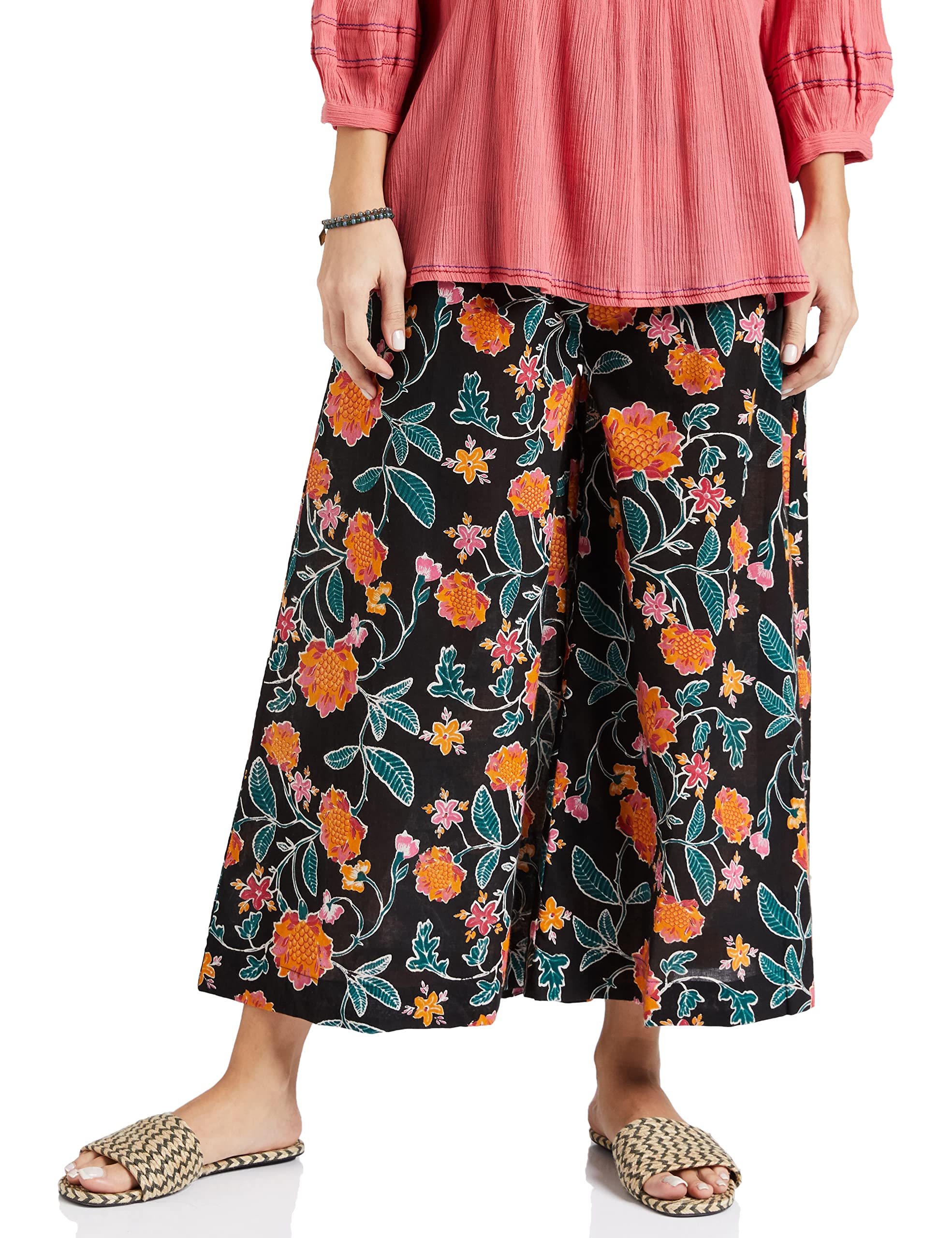 Women's Loose Mid Rise Palazzo