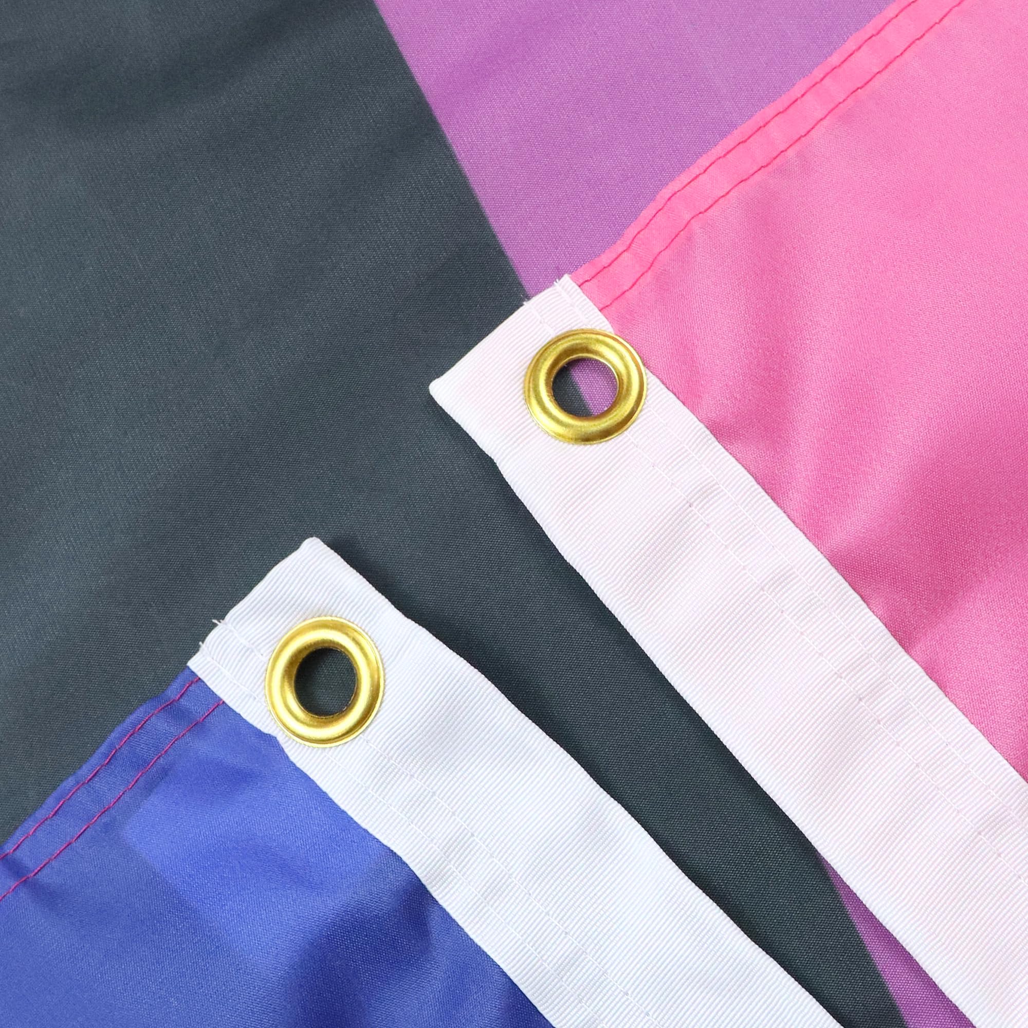 Bandiera Da Tavolo LGBT Genderfluid - 21x14cm Con Base Nera, AZ FLAG