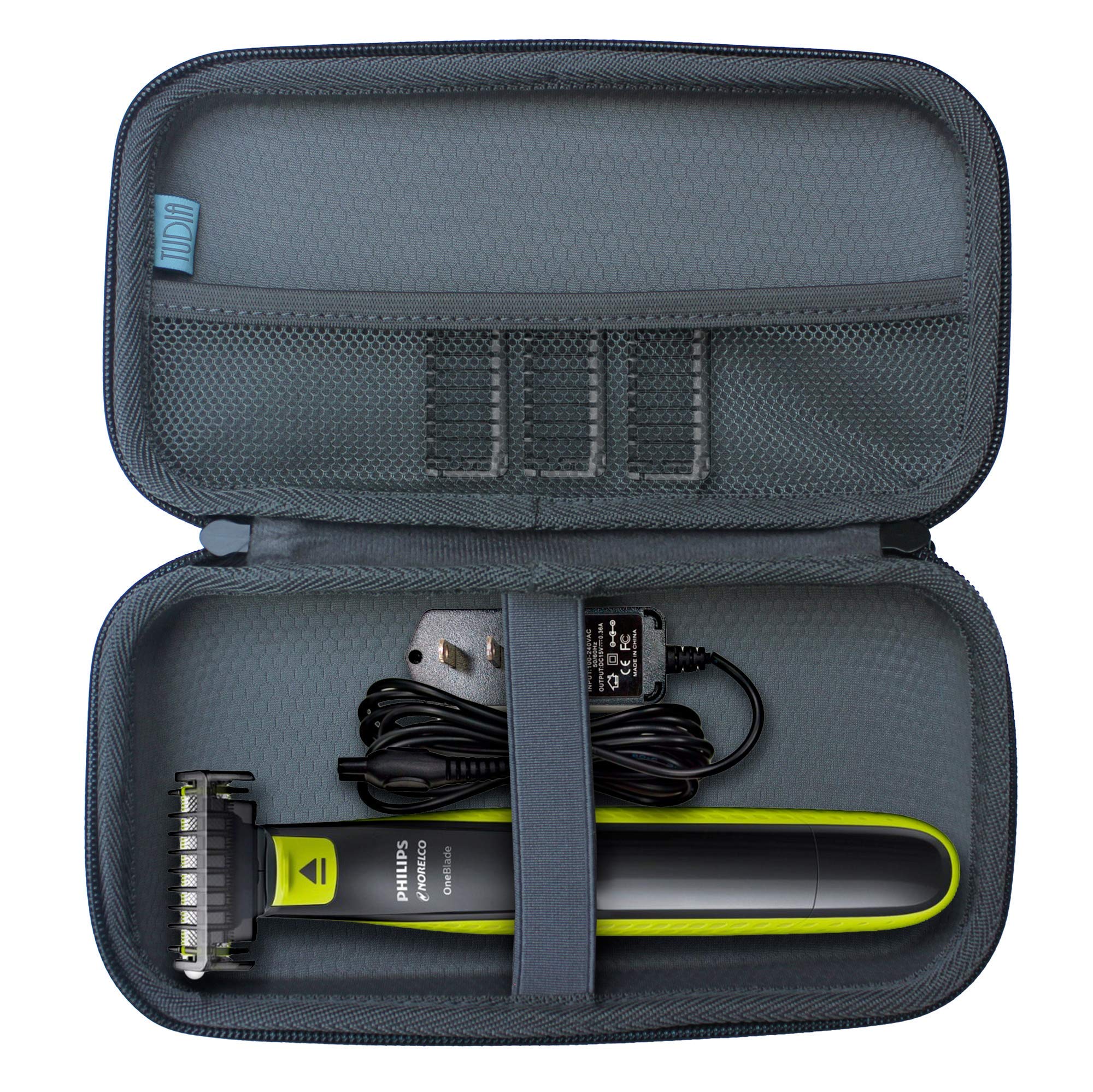 TUDIA EVA Estuche rígido Compatible con Funda Philips Norelco OneBlade QP2520 QP2570