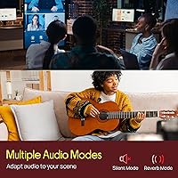 Vista 5 de Pyle Sistema de micrófono inalámbrico Lavalier Micrófono de clip con cancelación de ruido con soporte magnético, batería de 8 horas, funda