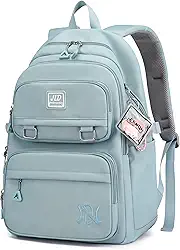 Mochila feminina bolsa escolar impermeável bolsa notebook 15,6 polegadas mochilas casual grande nylon