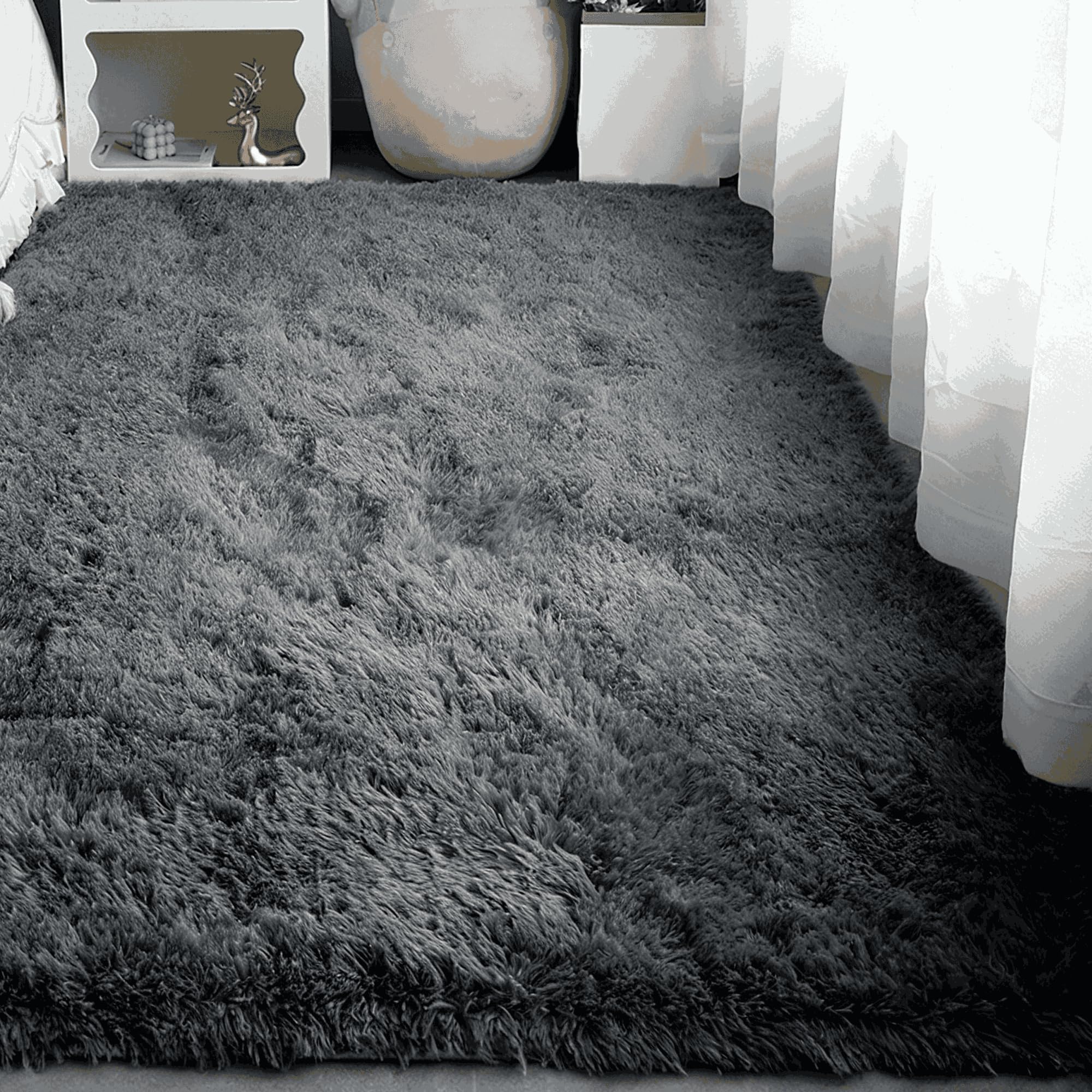 Tapis salon antidérapant fini les glissades tapis lavable