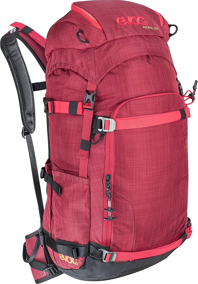 EVOC Patrol 32l, Touren Rucksack, Zaino Unisex-Adulto, Heather Ruby, Taglia  Unica : Amazon.it: Scarpe e borse