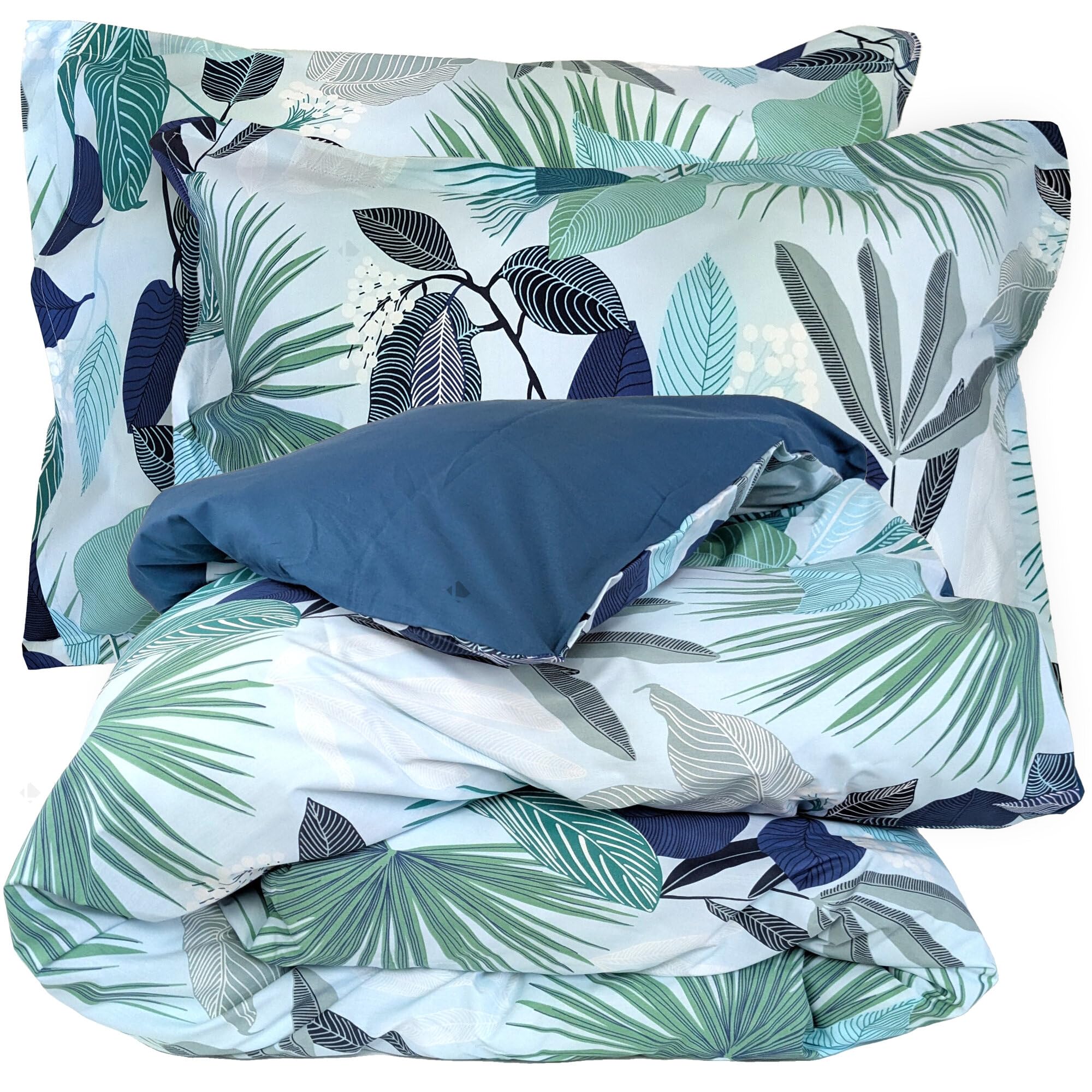 Parure de lit 260x240 cm Moorea Pacific insuffle une ambiance evasion oceane dans la chambre