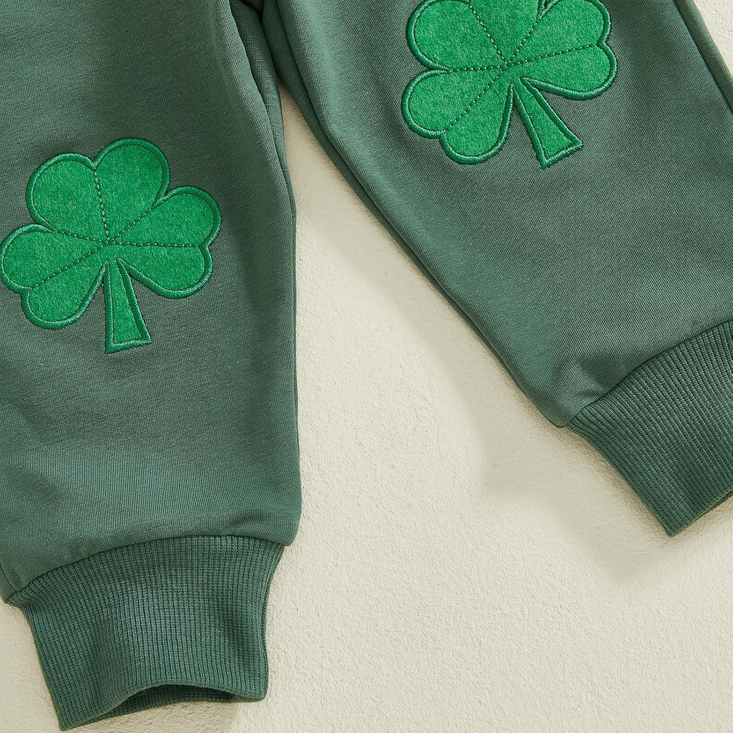 Toddler Baby Boy St Patricks Day Outfit Long Sleeve Lucky Boy Sweatshirt Shamrock Print Pants Spring Irish Clothes - Image 8