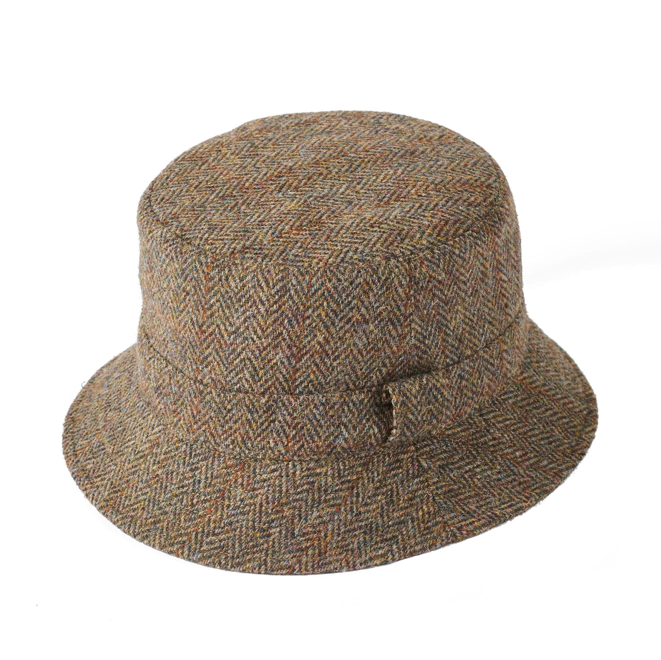 Failsworth Harris Tweed Grouse Hat (Medium, 2013 Green/Brown)