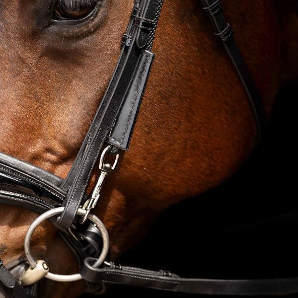 Imperial Riding Chambon IRH Core, Leder-Trainingshilfe für Pferde, Schwarz, Pony - 4