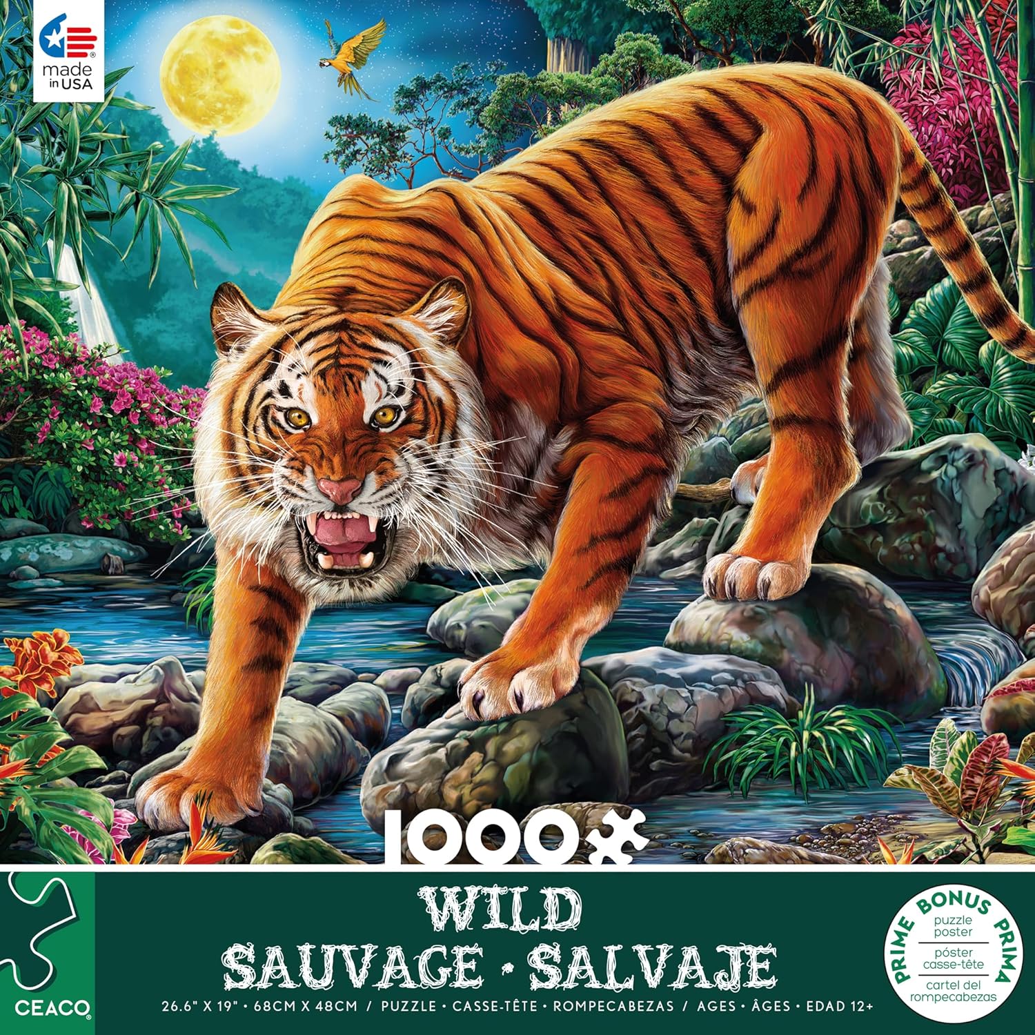 Ceaco - Wild - Night Tigers - 1000 Piece Jigsaw Puzzle