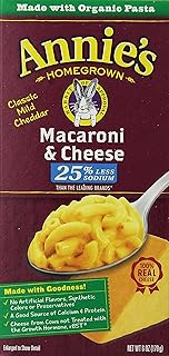 Annie's Homegrown Low Sodium Natural Mac And Cheese, 6-ounces (Pack of12)