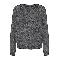 VERO MODA Vmdoffyshine LS O-Neck Blouse Rep Noos Maglione Lavorato a Maglia