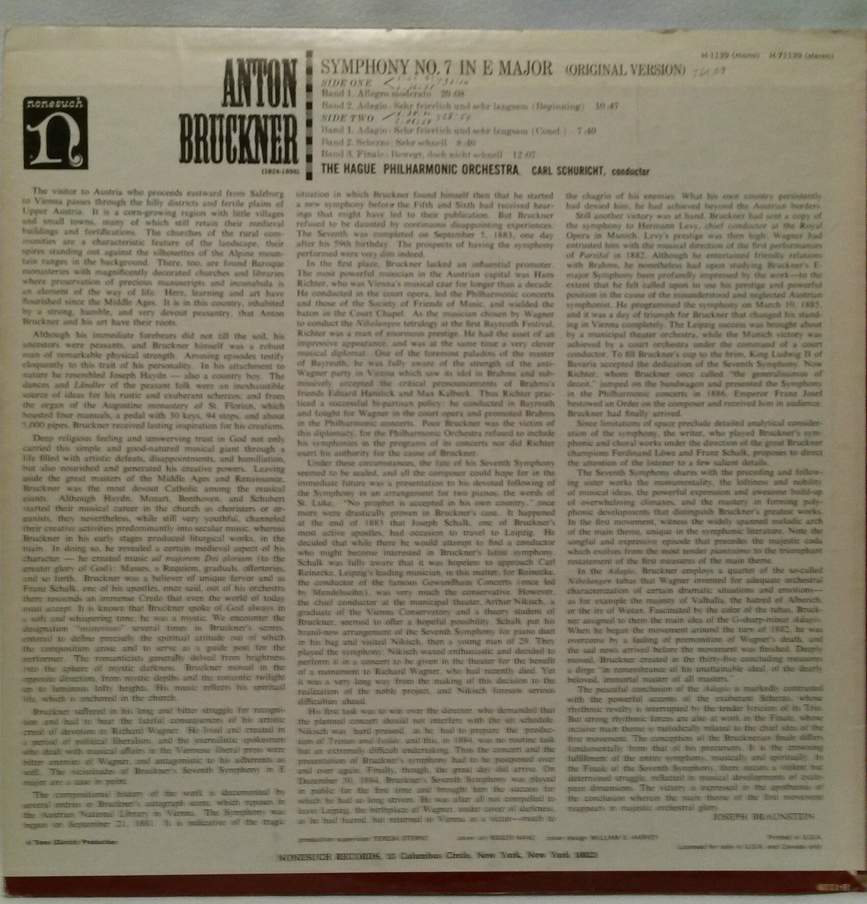 Anton Bruckner: Symphony No. 7 in E Major
