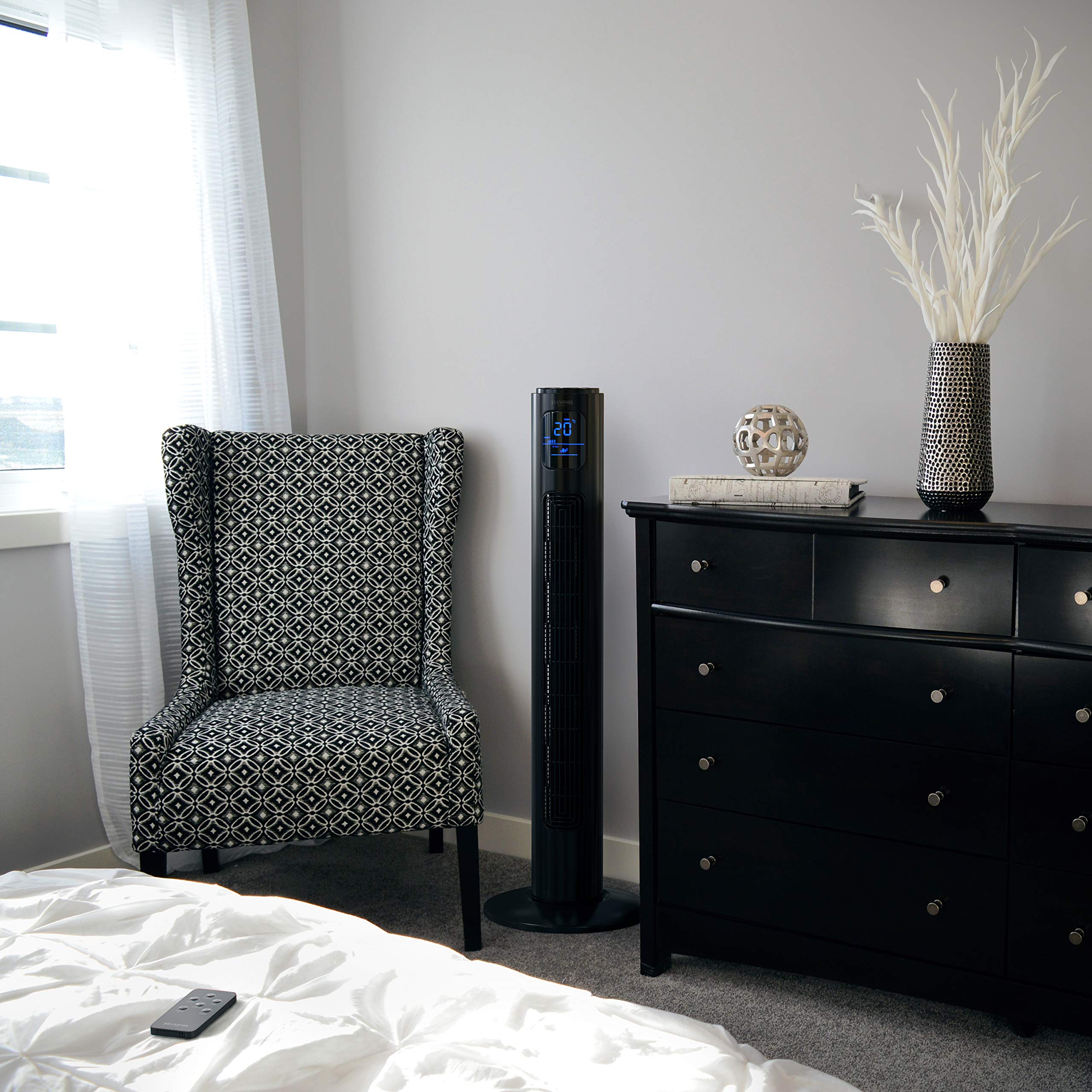 Buy Brandson Tower Fan with Remote Control Oscillating Cooling Fan