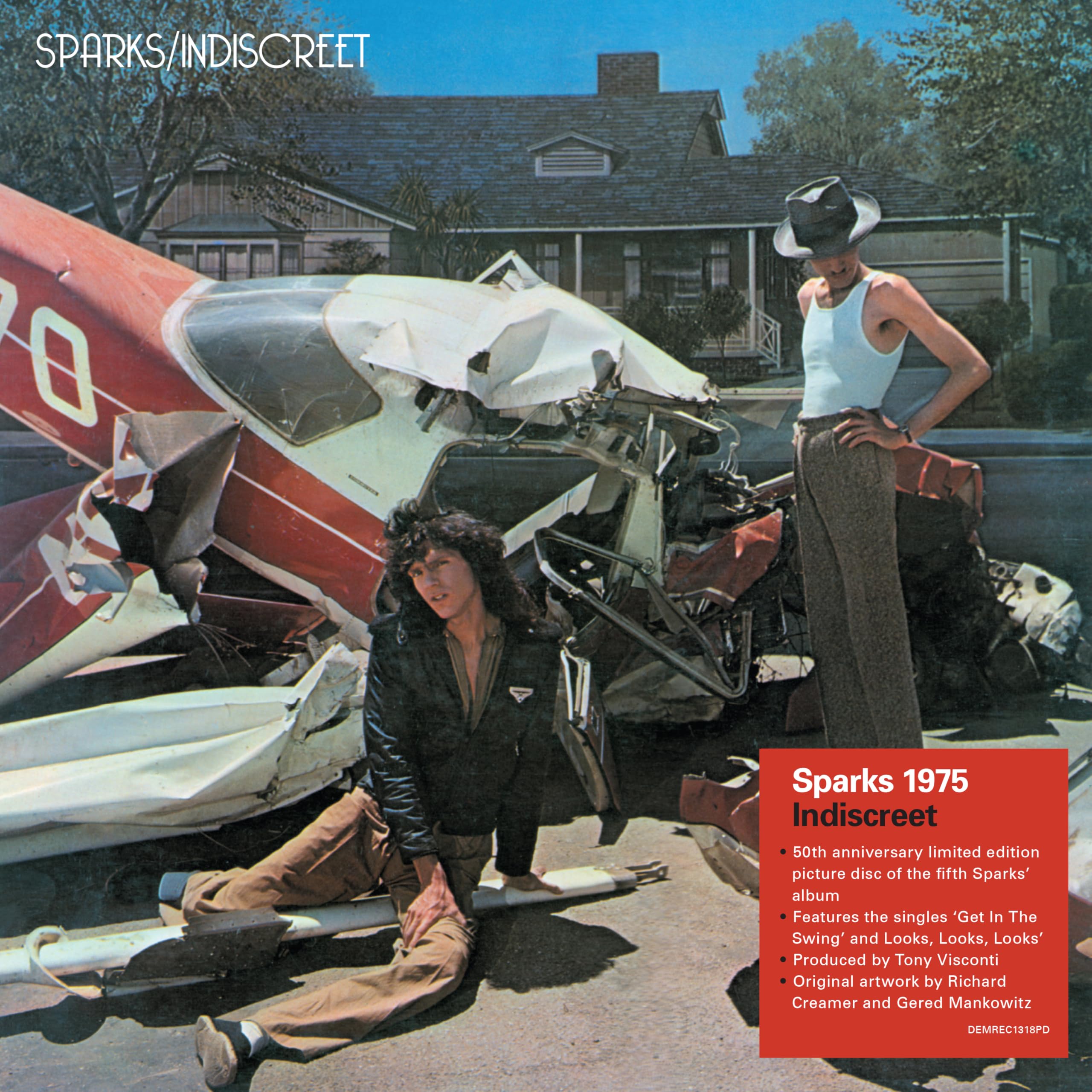 Sparks - Indiscreet 50th Anniversary Edition Picture Disc Vinyl 12"" Album