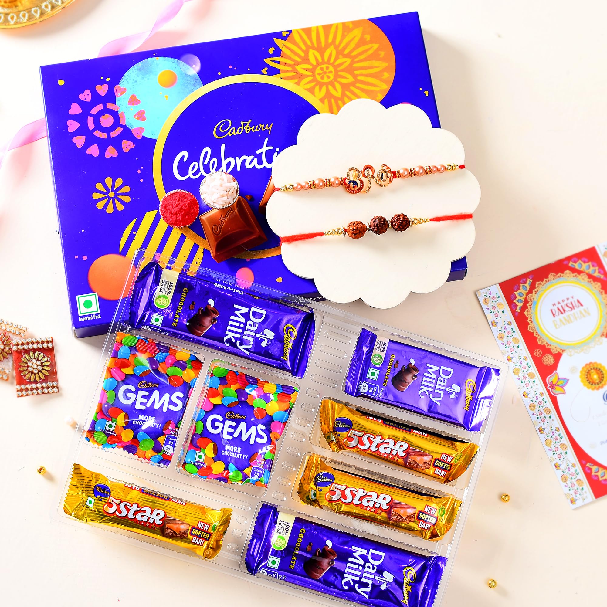 See full amazon price history chart for Pride Sore Rakhi for Brother, Cadbury Chocolate Celebration with 2 Rakhis, Tilak Pack, Greeting Card, Rakhi Gift Combo Set Best Rakhi Gift For Brother (Bro, Rudraksh Rakhi, Celebration, Tilak, Card) Pride Sore Rakhi for Brother, Cadbury Chocolate Celebration with 2 Rakhis, Tilak Pack, Greeting Card, Rakhi Gift Combo Set Best Rakhi Gift For Brother (Bro, Rudraksh Rakhi, Celebration, Tilak, Card) (B0D9MNL85R) Amazon Price History, Amazon Price Tracker