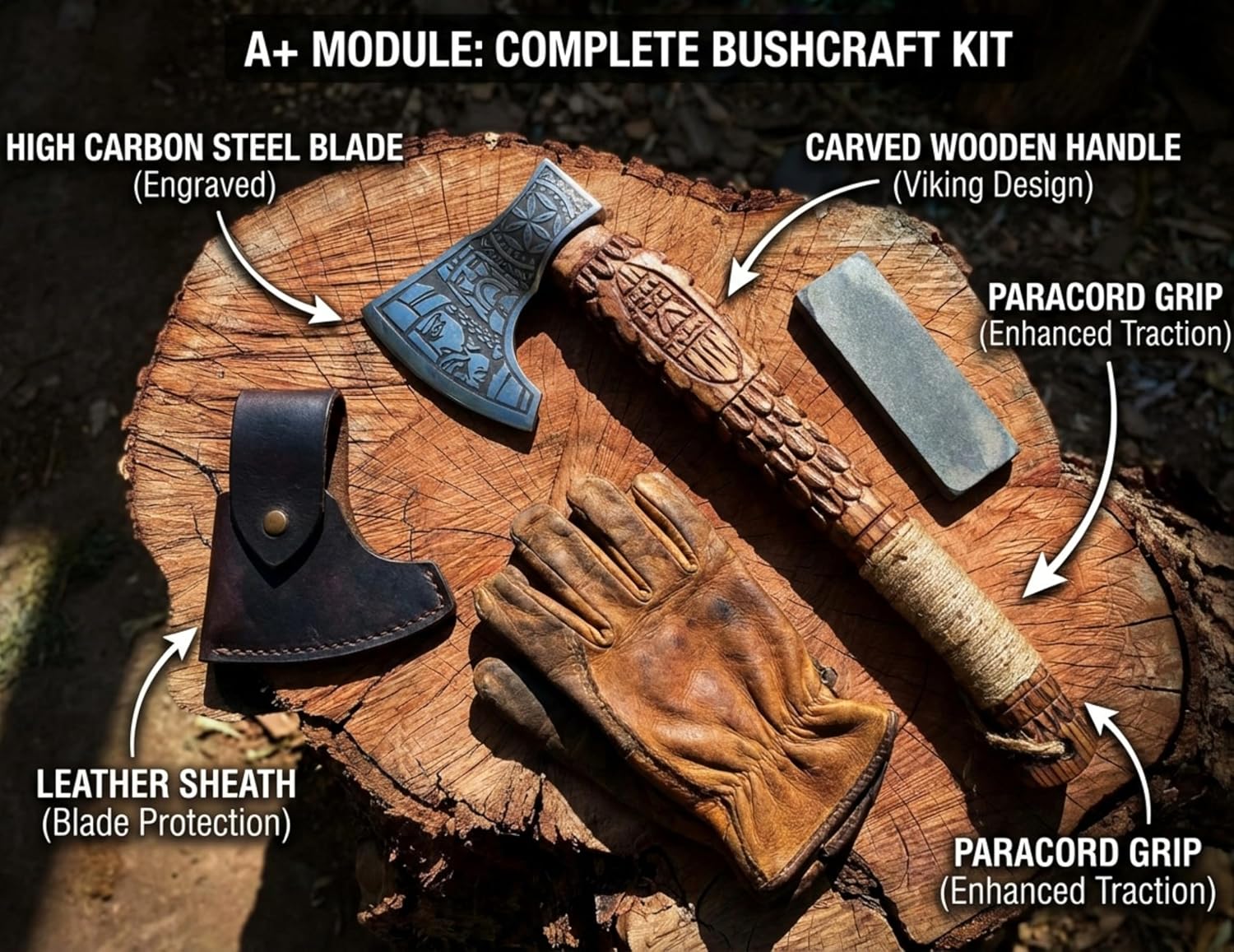 | Custom Handmade Viking Medieval Axes with Gift,Hand Ax, Gifts for Men,Camping Tomahawk,Bearded,Valhalla Axe with Leather Sheath (Battle Axe) (Handmade)