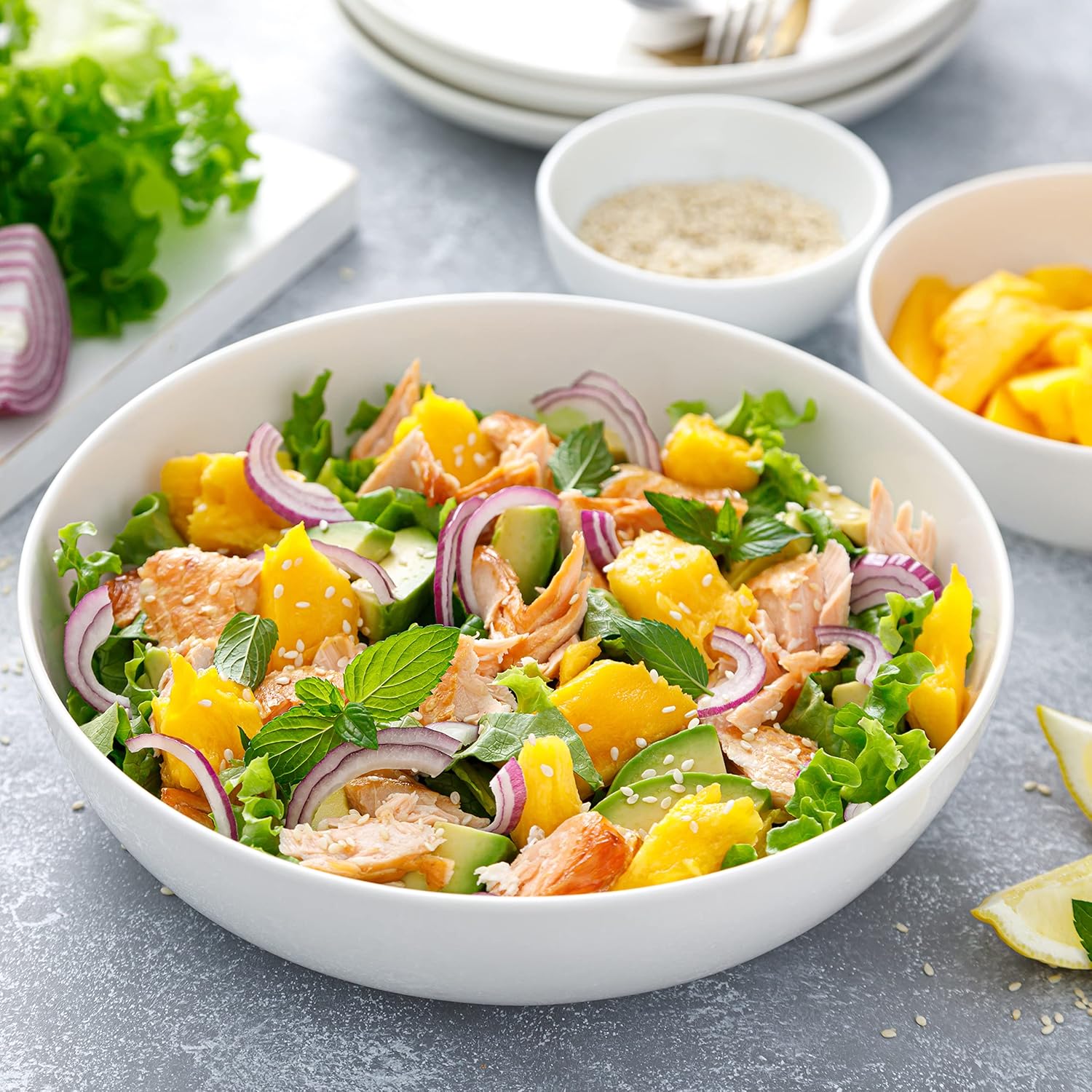 Large Pasta Bowls Large Serving Bowls 8″ Big Salad Bowls Serving