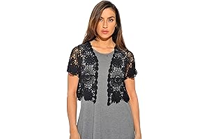 Bolero Shrug: Elegant Crochet Cardigan