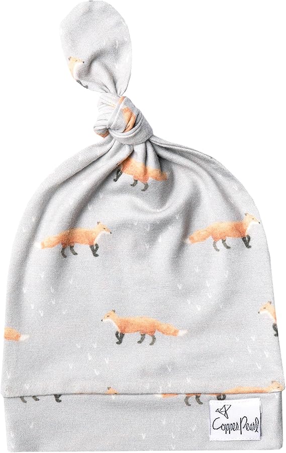 Copper Pearl Baby,Clothing,Baby Boys 0-24m,Accessories,Hats & Caps Copper Pearl Baby Beanie Hat Top Knot Stretchy Soft 0-4mo